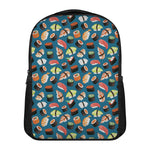 Colorful Sushi Pattern Print Casual Backpack