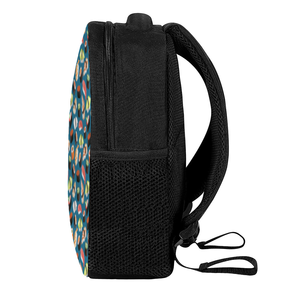 Colorful Sushi Pattern Print Casual Backpack