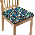 Colorful Sushi Pattern Print Chair Cushion Cover