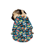 Colorful Sushi Pattern Print Dog Zip Up Jacket