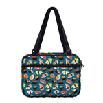 Colorful Sushi Pattern Print Double Strap Bible Bag