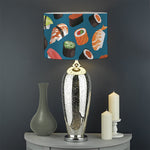 Colorful Sushi Pattern Print Drum Lamp Shade