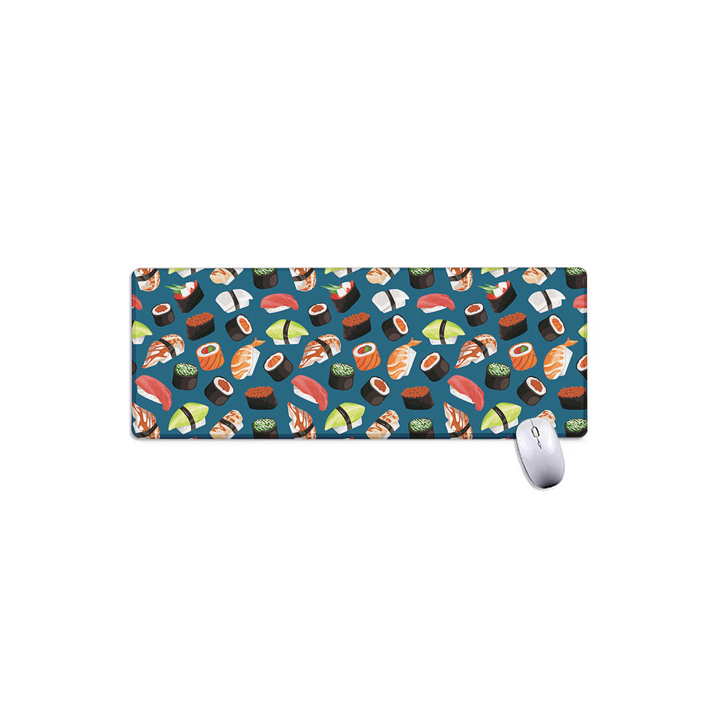 Colorful Sushi Pattern Print Extended Mouse Pad