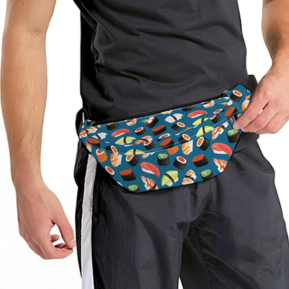 Colorful Sushi Pattern Print Fanny Pack