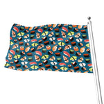 Colorful Sushi Pattern Print Flag