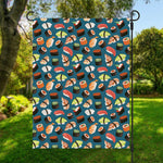 Colorful Sushi Pattern Print Garden Flag