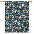 Colorful Sushi Pattern Print House Flag