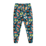 Colorful Sushi Pattern Print Jogger Pants