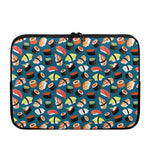 Colorful Sushi Pattern Print Laptop Sleeve