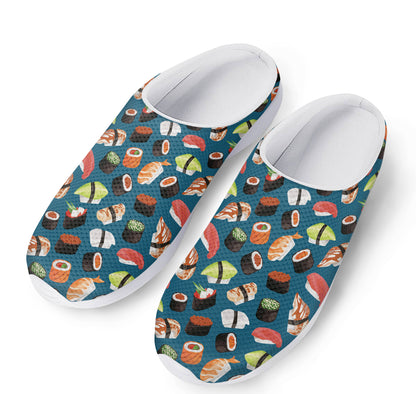 Colorful Sushi Pattern Print Mesh Casual Shoes