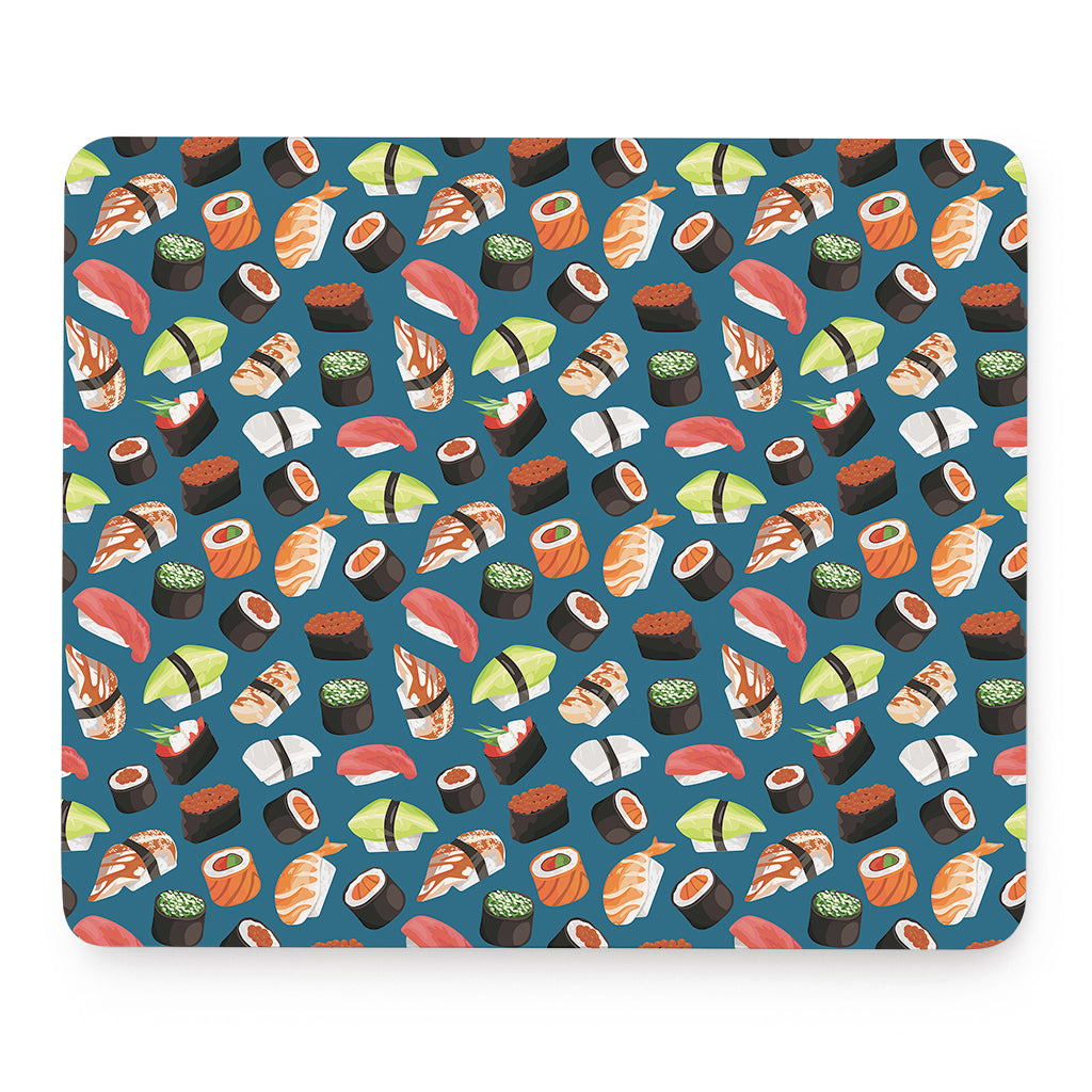 Colorful Sushi Pattern Print Mouse Pad