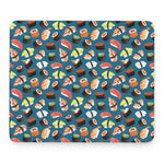 Colorful Sushi Pattern Print Mouse Pad