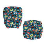 Colorful Sushi Pattern Print Office Chair Cover