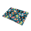 Colorful Sushi Pattern Print Pet Cooling Mat Cover