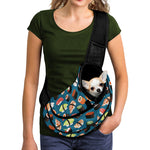 Colorful Sushi Pattern Print Pet Sling Carrier