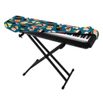 Colorful Sushi Pattern Print Piano Keyboard Cover