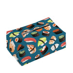 Colorful Sushi Pattern Print Rectangle Tissue Box Cover