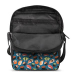 Colorful Sushi Pattern Print Rectangular Crossbody Bag