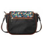 Colorful Sushi Pattern Print Saddle Bag