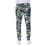 Colorful Sushi Pattern Print Scuba Joggers