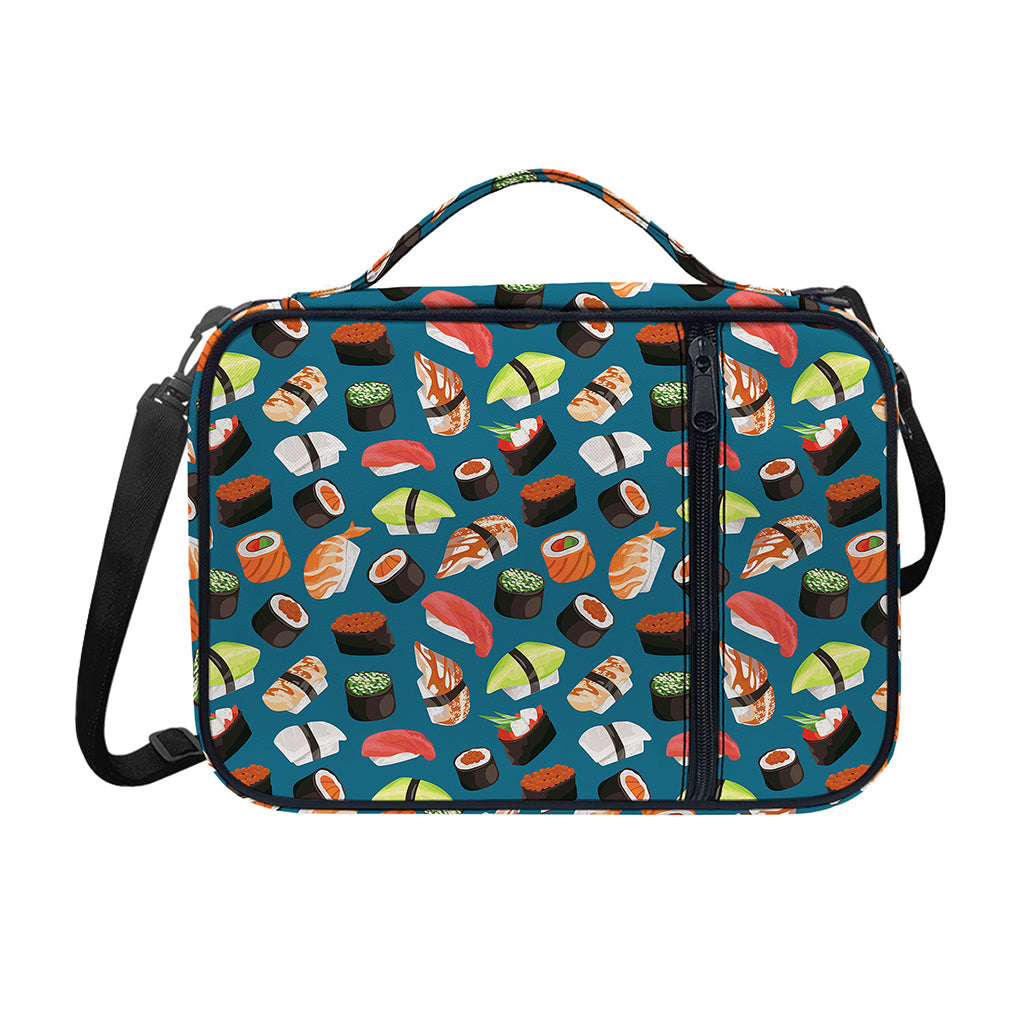 Colorful Sushi Pattern Print Shoulder Strap Bible Bag