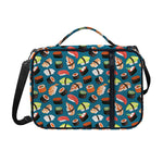 Colorful Sushi Pattern Print Shoulder Strap Bible Bag