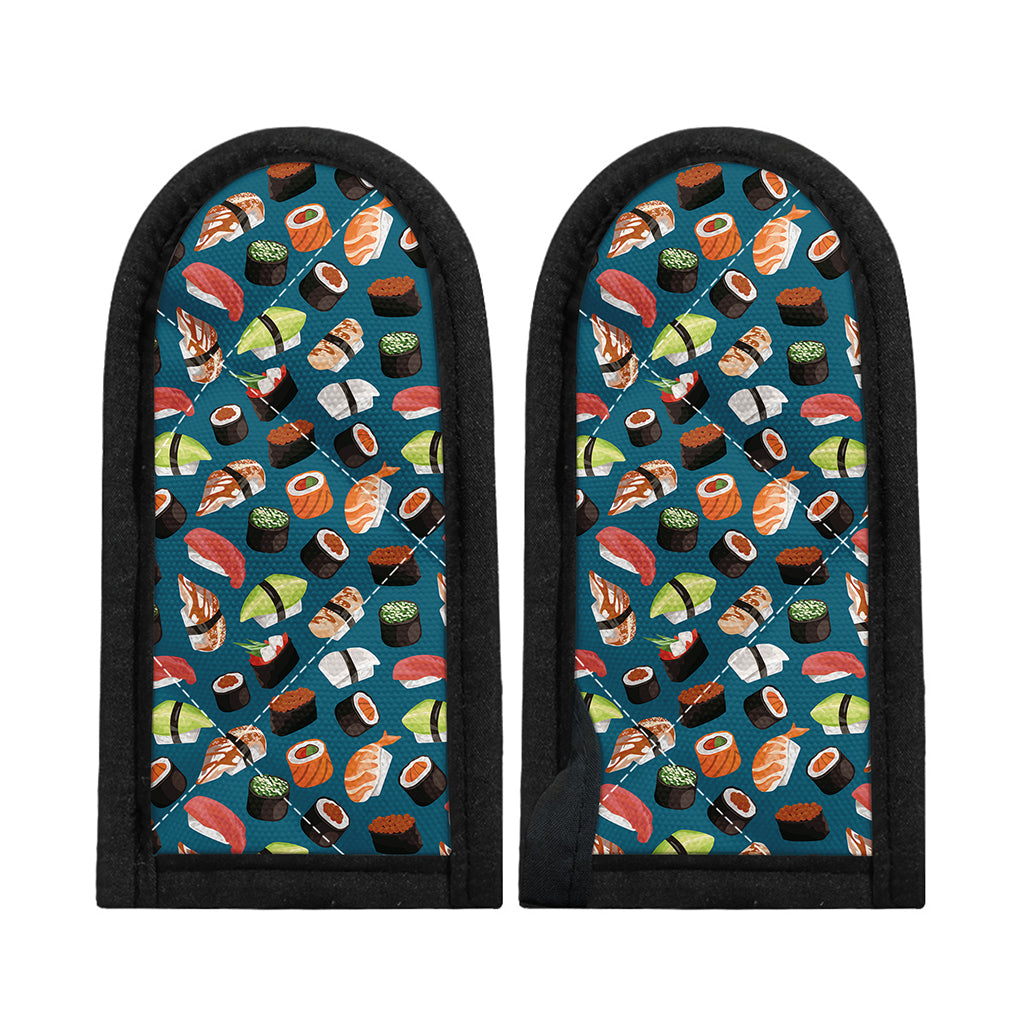 Colorful Sushi Pattern Print Skillet Handle Cover