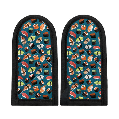 Colorful Sushi Pattern Print Skillet Handle Cover
