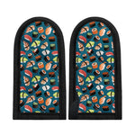 Colorful Sushi Pattern Print Skillet Handle Cover