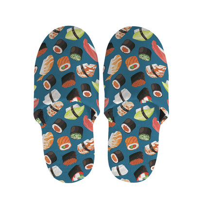 Colorful Sushi Pattern Print Slippers