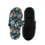 Colorful Sushi Pattern Print Slippers