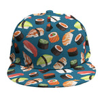 Colorful Sushi Pattern Print Snapback Cap