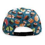 Colorful Sushi Pattern Print Snapback Cap