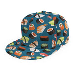 Colorful Sushi Pattern Print Snapback Cap
