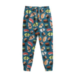 Colorful Sushi Pattern Print Sweatpants