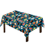 Colorful Sushi Pattern Print Tablecloth