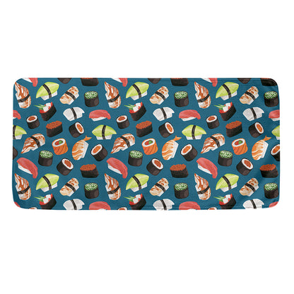 Colorful Sushi Pattern Print Towel