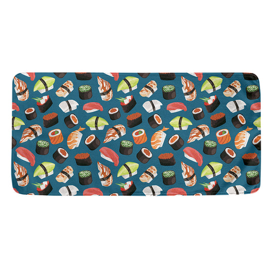 Colorful Sushi Pattern Print Towel