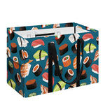 Colorful Sushi Pattern Print Utility Tote Bag