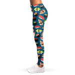 Colorful Sushi Pattern Print Women's Leggings