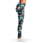 Colorful Sushi Pattern Print Women's Leggings
