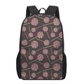 Colorful Swirl Lollipop Pattern Print 17 Inch Backpack