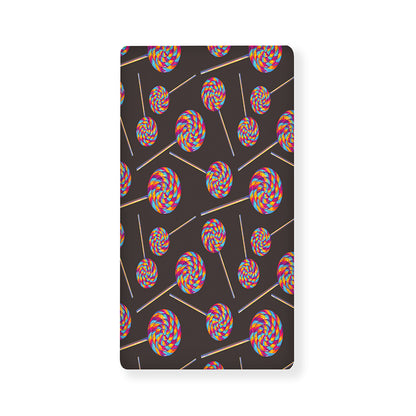 Colorful Swirl Lollipop Pattern Print Baby Crib Sheet