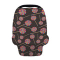 Colorful Swirl Lollipop Pattern Print Baby Seat Cover
