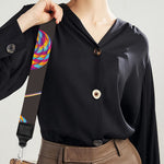 Colorful Swirl Lollipop Pattern Print Bag Strap