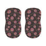 Colorful Swirl Lollipop Pattern Print Bar Stool Covers