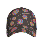Colorful Swirl Lollipop Pattern Print Baseball Cap