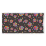 Colorful Swirl Lollipop Pattern Print Beach Towel