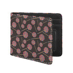 Colorful Swirl Lollipop Pattern Print Bifold Wallet