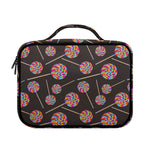 Colorful Swirl Lollipop Pattern Print Briefcase Bible Bag